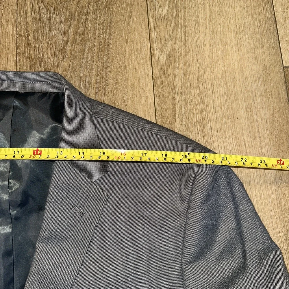 Dockers Men's Gray Sport Coat Jacket 2 Button‎ 48R Preowned
